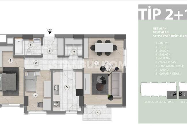 Stylish Apartments in a Prestigious Complex in Basaksehir Istanbul 26