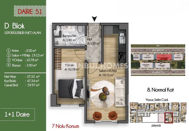 Elegant Apartments with Indoor Pool in Kucukcekmece 23