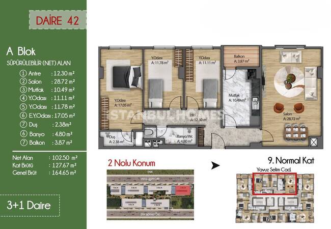 Elegant Apartments with Indoor Pool in Kucukcekmece 21