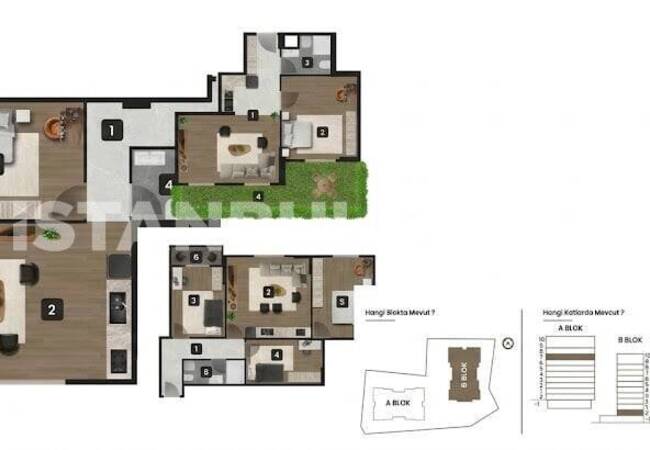 Elegant Different-sized Apartments Near the Airport in Pendik 25