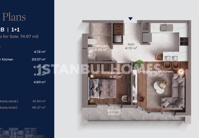 İstanbul Sarıyer'de Otoparklı Sitede Yatırımlık Daireler 13