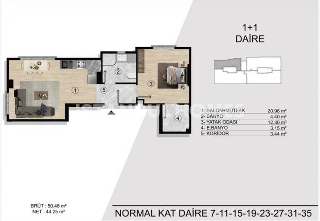 Brand New Apartments Near Metro in İstanbul Kadikoy 19