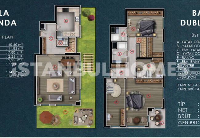 Apartments for Sale with Bosphorus Views in Istanbul Uskudar 13