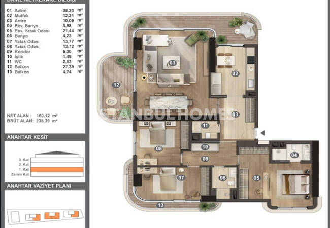 Apartments Near Amenities in Bakırköy İstanbul 53