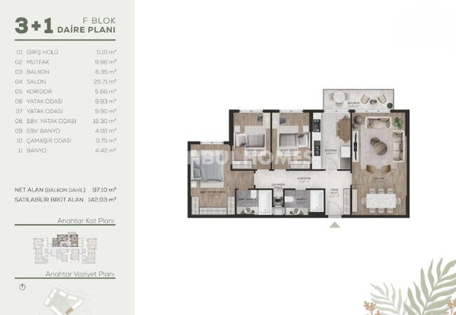 Investment Apartments in a Complex in Başakşehir İstanbul 21