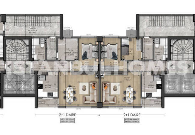 Elegant Apartments with City Views in Istanbul Kadikoy 11