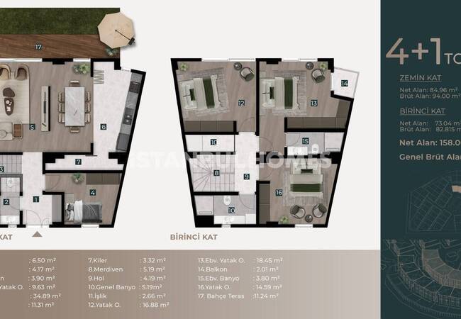 Elegant Townhouses with Nature View in Pendik İstanbul 21