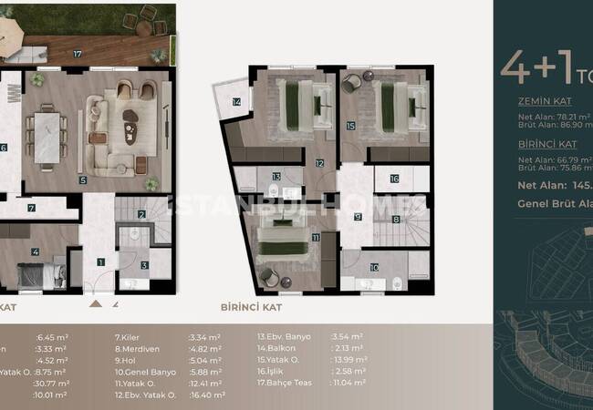 Elegant Townhouses with Nature View in Pendik İstanbul 20