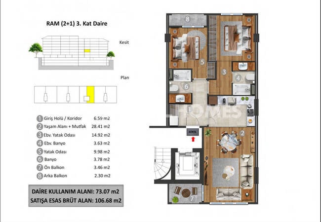 Appartements Modernes À Beşiktaş Istanbul 13