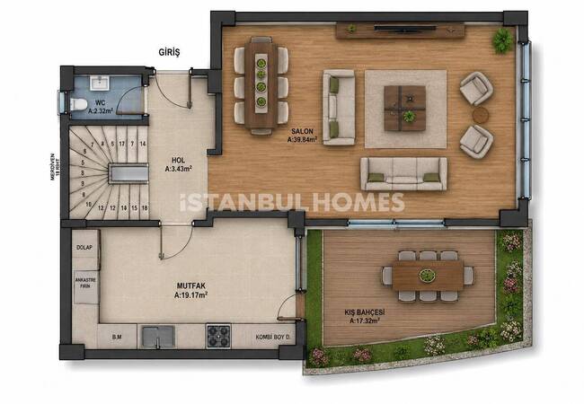 Detached Villas with Private Pools in Sancaktepe İstanbul 40