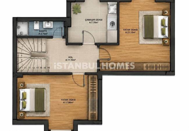 Detached Villas with Private Pools in Sancaktepe İstanbul 39