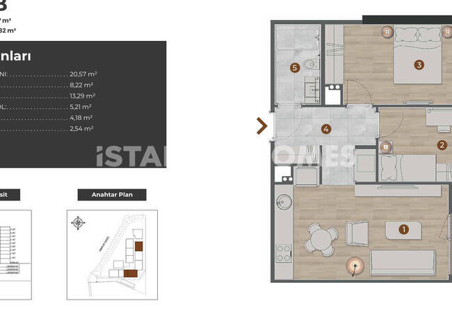 Appartements Avec Balcons Dans Un Emplacement Central À Istanbul 18