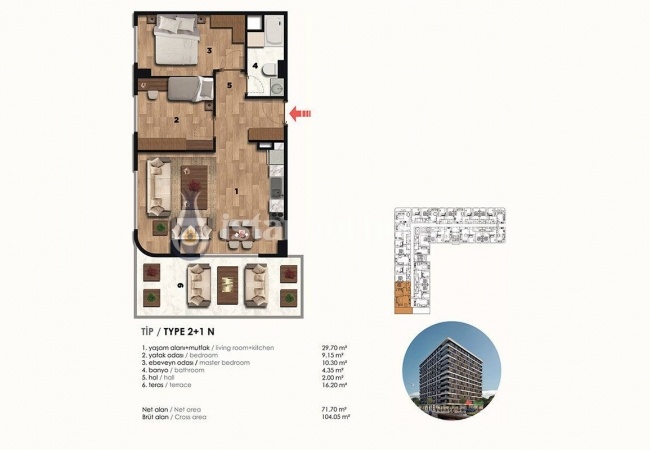 Traditional Architecture Central Apartments in Zeytinburnu 20