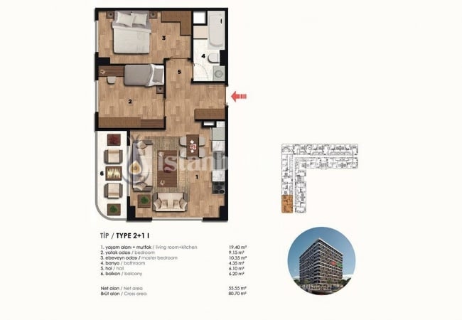 Traditional Architecture Central Apartments in Zeytinburnu 25