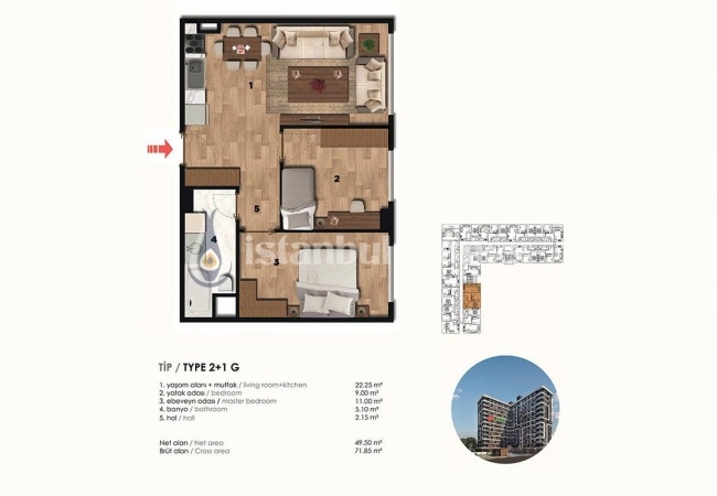 Traditional Architecture Central Apartments in Zeytinburnu 27