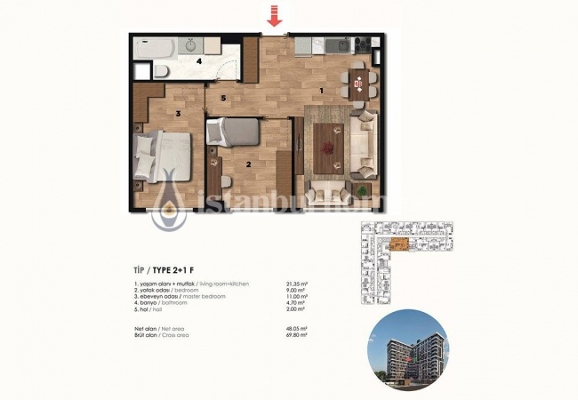 Traditional Architecture Central Apartments in Zeytinburnu 28