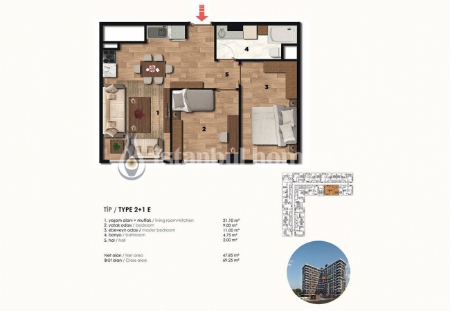 Traditional Architecture Central Apartments in Zeytinburnu 29
