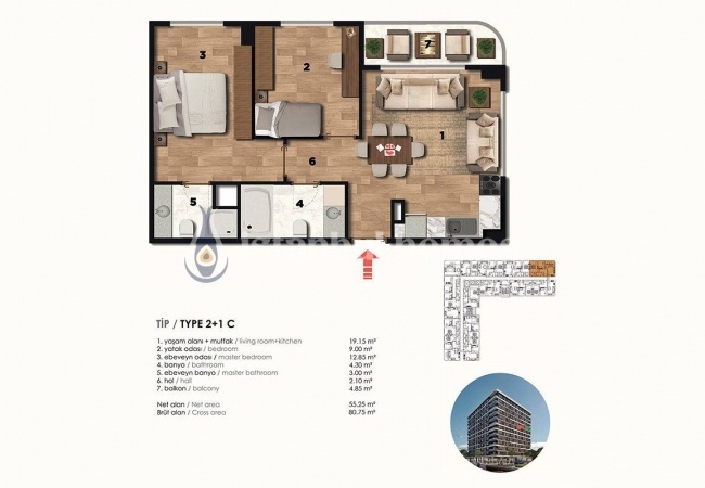 Traditional Architecture Central Apartments in Zeytinburnu 30