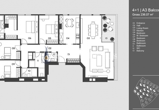 靠近博斯普鲁斯海峡的壮观景观乌斯库达尔公寓 15