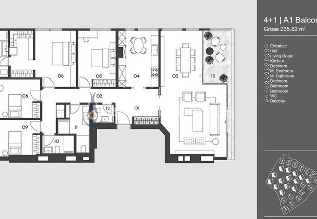 靠近博斯普鲁斯海峡的壮观景观乌斯库达尔公寓 17