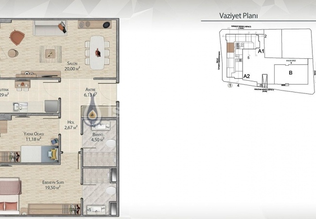 آپارتمان های با نام تجاری جدید در بزرگراه بسن اکسپرس دز استانبول 34