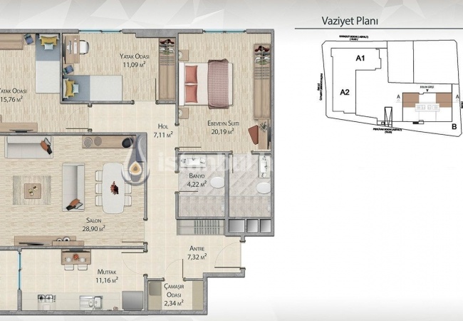 آپارتمان های با نام تجاری جدید در بزرگراه بسن اکسپرس دز استانبول 35