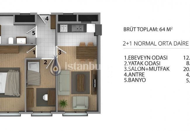 Appartements D'investissement En Zone De Développement À Arnavutköy 13