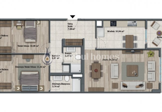 Appartements Luxueux Avec Aménagement Paysager Contemporain à Avcılar