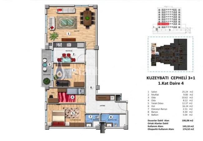 Investment 3+1 Real Estate Close to Amenities in Başakşehir 17