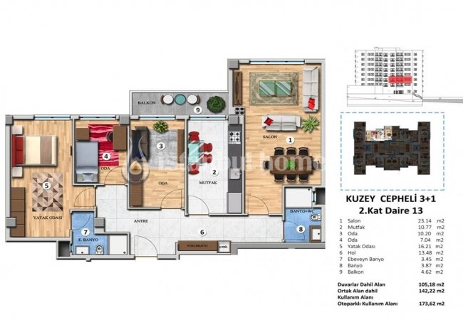 Investment 3+1 Real Estate Close to Amenities in Başakşehir 26