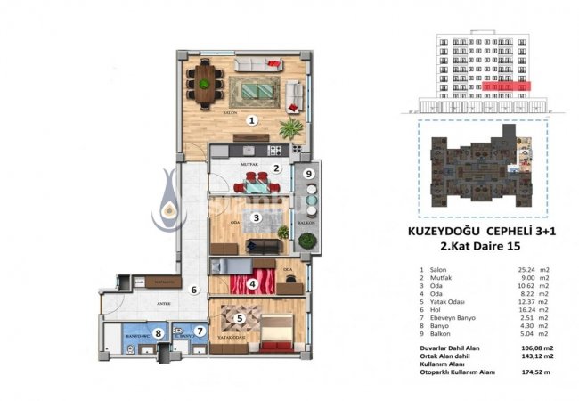 Investment 3+1 Real Estate Close to Amenities in Başakşehir 28