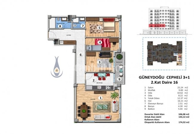 Investment 3+1 Real Estate Close to Amenities in Başakşehir 29