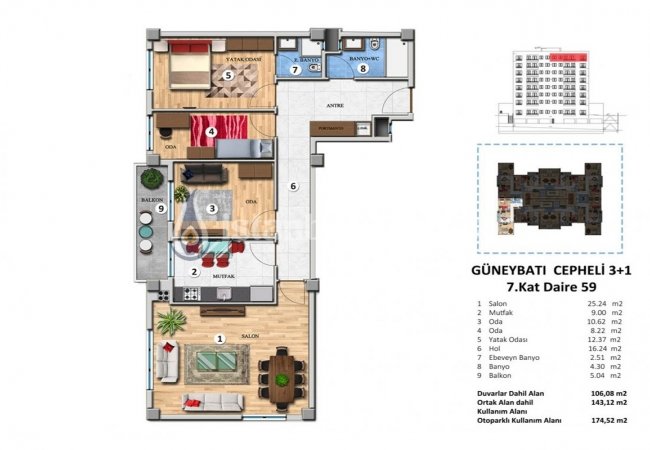 Investment 3+1 Real Estate Close to Amenities in Başakşehir 34