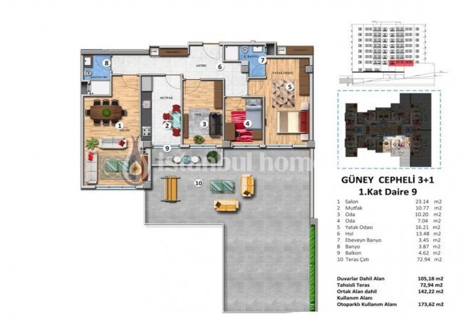Investment 3+1 Real Estate Close to Amenities in Başakşehir 22