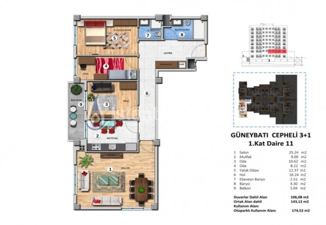 Investment 3+1 Real Estate Close to Amenities in Başakşehir 24