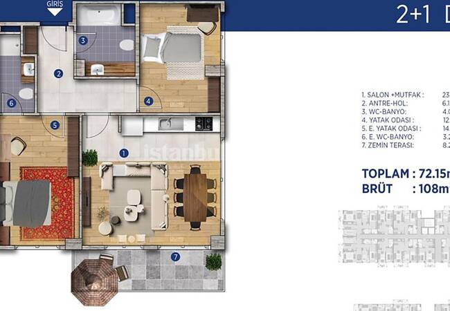 Büyükçekmece’de Yatırımlık Beyaz Eşyalı Lüks Daireler 25