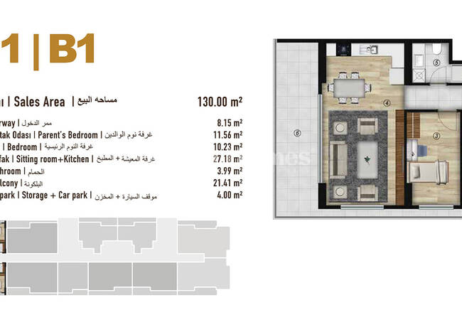 شقق استثمارية مع مسبحين في اسنيورت اسطنبول 42