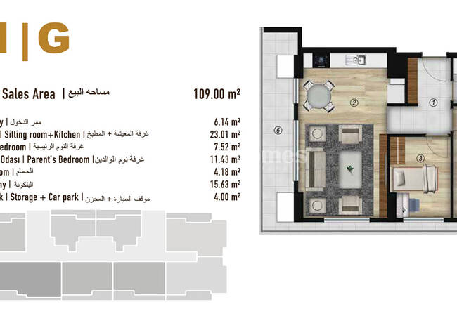 شقق استثمارية مع مسبحين في اسنيورت اسطنبول 48