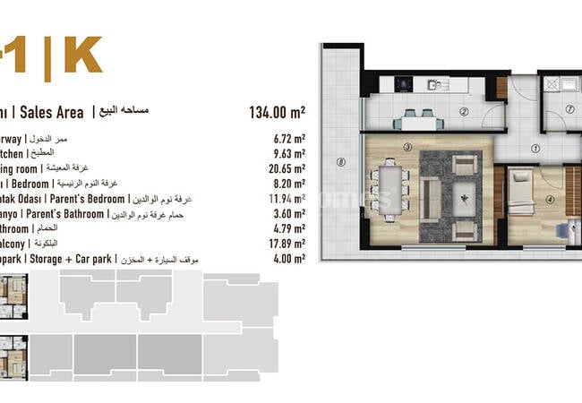 شقق استثمارية مع مسبحين في اسنيورت اسطنبول 50