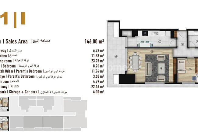 شقق استثمارية مع مسبحين في اسنيورت اسطنبول 37