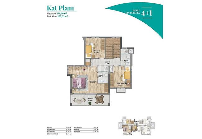 İstanbul Başakşehir’de Zengin Site İmkanlarına Sahip Geniş Daireler 44