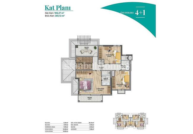 İstanbul Başakşehir’de Zengin Site İmkanlarına Sahip Geniş Daireler 46