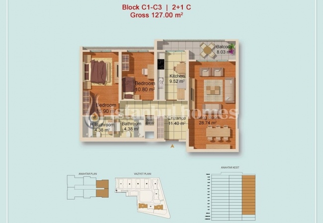 Beylikdüzü'nde E-5 Otoyoluna Yakın Modern Tasarımlı Daireler 25