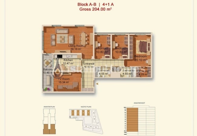 Beylikdüzü'nde E-5 Otoyoluna Yakın Modern Tasarımlı Daireler 30