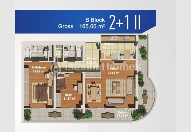 Avcilar 海景和湖景公寓 - 带独立厨房 45