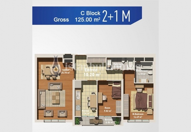 Avcilar 海景和湖景公寓 - 带独立厨房 46