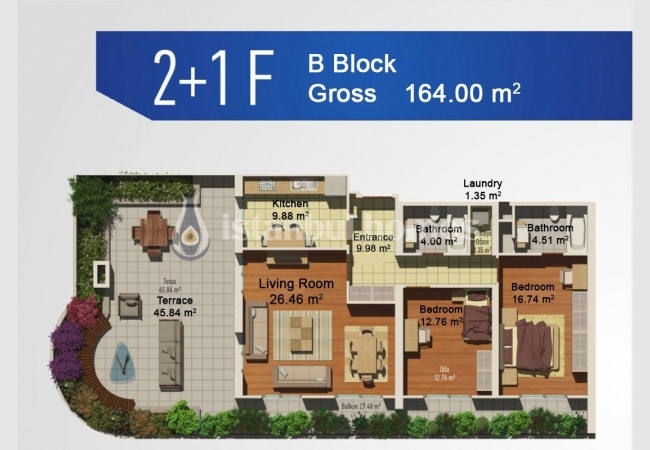 Avcilar 海景和湖景公寓 - 带独立厨房 48