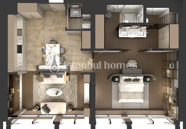 Luxury Real Estate Designed with Modular Architecture in Kadikoy