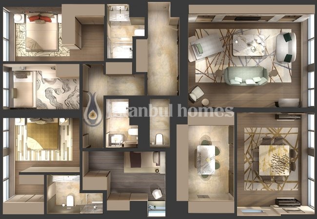Luxury Real Estate Designed with Modular Architecture in Kadikoy