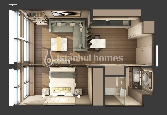 Luxury Real Estate Designed with Modular Architecture in Kadikoy
